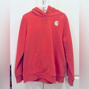 Coral Colored Carhartt Hoodie